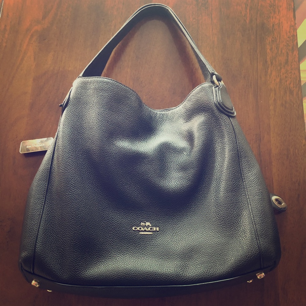 Genuine Leather Coach Handbag